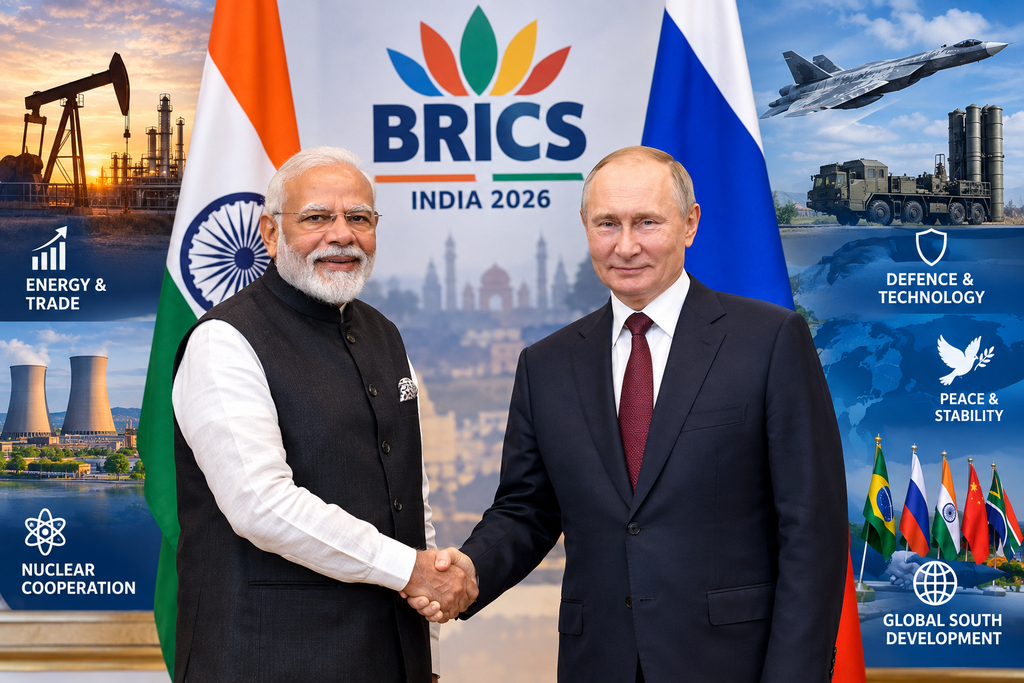 मोदी पुतिन भेट